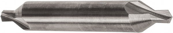 Precision Twist Drill - #1 Plain Cut 60° Incl Angle Solid Carbide Combo Drill & Countersink - Apex Tool & Supply
