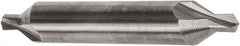 Precision Twist Drill - #1 Plain Cut 60° Incl Angle Solid Carbide Combo Drill & Countersink - Apex Tool & Supply