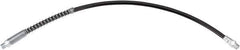 lumax - 18" Long, 4,500 psi Operating Pressure, Thermoplastic Grease Gun Hose - NPT, 12,000 psi Burst Pressure - Apex Tool & Supply