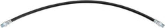 lumax - 12" Long, 4,500 psi Operating Pressure, Thermoplastic Grease Gun Hose - NPT, 12,000 psi Burst Pressure - Apex Tool & Supply