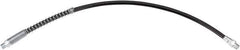 lumax - 12" Long, 4,500 psi Operating Pressure, Thermoplastic Grease Gun Hose - NPT, 12,000 psi Burst Pressure - Apex Tool & Supply
