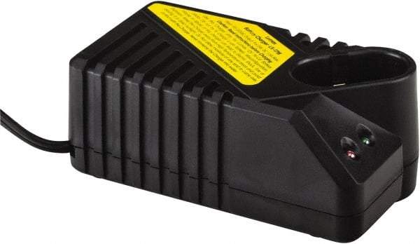 lumax - 12 Volt, 1 Battery NiCad Power Tool Charger - 1 hr to Charge, AC Wall Outlet Power Source - Apex Tool & Supply
