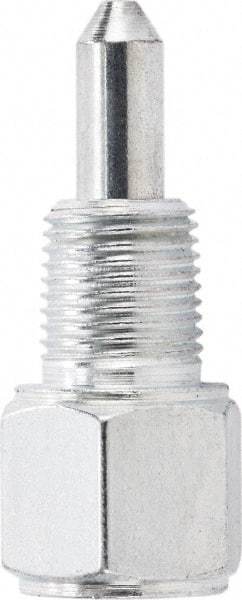 lumax - 4,500 Operating psi, 3/4" Long, Steel Needle Nose Adapter Grease Gun Needle Nozzle - Apex Tool & Supply