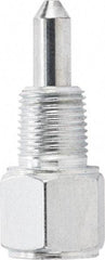 lumax - 4,500 Operating psi, 3/4" Long, Steel Needle Nose Adapter Grease Gun Needle Nozzle - Apex Tool & Supply