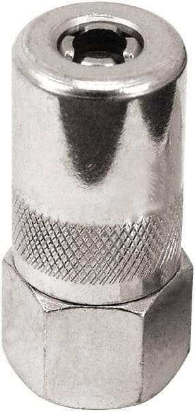 lumax - 6,000 Operating psi, Steel Fixed Grease Gun Coupler - Apex Tool & Supply