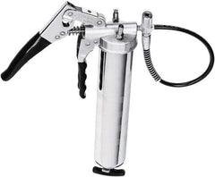lumax - 8,500 Max psi, Flexible Pistol Grease Gun - 14 oz Capacity, 1/8 Thread Outlet, 25 Strokes per oz, 3-Way Fill - Apex Tool & Supply