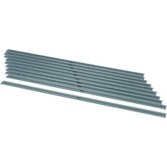 Value Collection - 48" Wide, 26 High, Open Shelving Accessory/Component - 16 Gauge Steel, Powder Coat Finish, Use with Boltless Storage Rack - Apex Tool & Supply