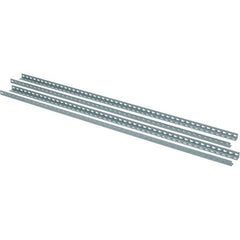 Value Collection - 18" Wide, 72 High, Open Shelving Accessory/Component - 14 Gauge Steel, Powder Coat Finish, Use with Boltless Storage Rack - Apex Tool & Supply
