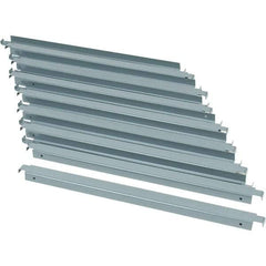 Value Collection - 24" Wide, 18 High, Open Shelving Accessory/Component - 16 Gauge Steel, Powder Coat Finish, Use with Boltless Storage Rack - Apex Tool & Supply