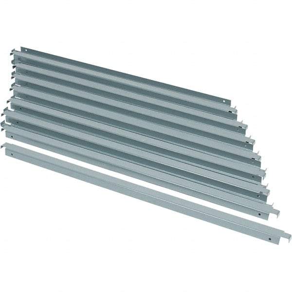 Value Collection - 36" Wide, 18 High, Open Shelving Accessory/Component - 16 Gauge Steel, Powder Coat Finish, Use with Boltless Storage Rack - Apex Tool & Supply