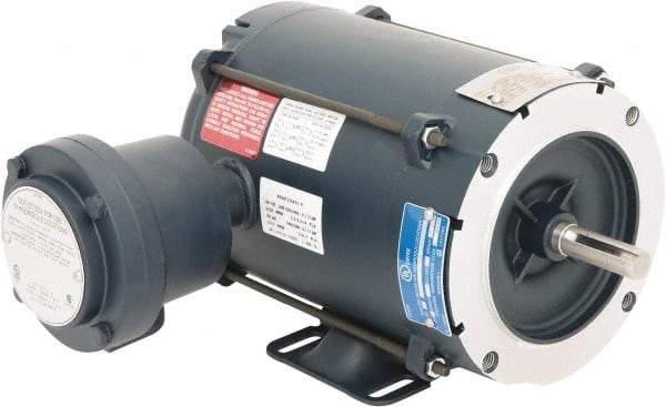 Leeson - 1/3 hp 1,800 Max RPM Explosion Proof Motor - 56C NEMA Frame, 230/460 Volts, 76% Efficiency at Full Load - Apex Tool & Supply