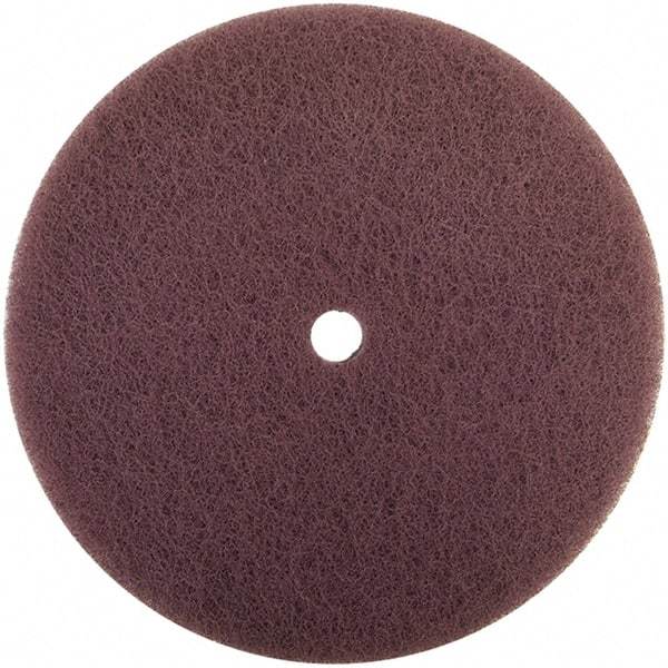 Norton - 7" Diam, Aluminum Oxide Hook & Loop Disc - Medium Grade, Nonwoven, - Apex Tool & Supply