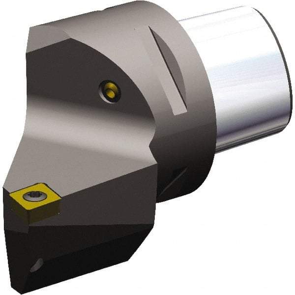 Kennametal - Right Hand Cut, Size PSC50, CC.. 09T3.. & CC..3252 Insert Compatiblity, Internal Modular Turning & Profiling Cutting Unit Head - 35mm Ctr to Cutting Edge, 60mm Head Length, Through Coolant, Series PSC - Apex Tool & Supply