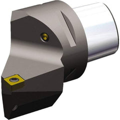 Kennametal - Right Hand Cut, Size PSC50, CC.. 09T3.. & CC..3252 Insert Compatiblity, Internal Modular Turning & Profiling Cutting Unit Head - 35mm Ctr to Cutting Edge, 60mm Head Length, Through Coolant, Series PSC - Apex Tool & Supply