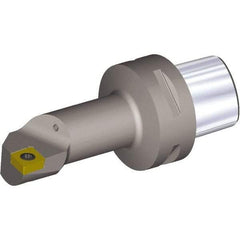 Kennametal - Right Hand Cut, Size PSC63, CC.. 1204.. & CC.. 432 Insert Compatiblity, Internal Modular Turning & Profiling Cutting Unit Head - 22mm Ctr to Cutting Edge, 90mm Head Length, Through Coolant, Series PSC - Apex Tool & Supply