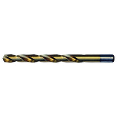5/32 RHS / RHC HSS 135 Degree Split Point Heavy Duty Jobber Drill - TiN - Exact Industrial Supply
