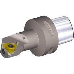 Kennametal - Insert Style LT16NR, 60mm Head Length, Right Hand Cut, Internal Modular Threading Cutting Unit Head - System Size PSC50, 12mm Center to Cutting Edge, Series PSC - Apex Tool & Supply