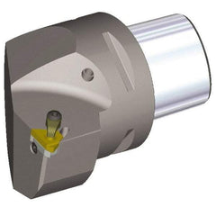 Kennametal - Insert Style LT16NR, 65mm Head Length, Right Hand Cut, Internal Modular Threading Cutting Unit Head - System Size PSC63, 45mm Center to Cutting Edge, Series PSC - Apex Tool & Supply