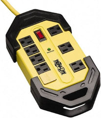 Tripp-Lite - 8 Outlets, 120 VAC15 Amps, 12' Cord, Power Outlet Strip - Floor, Keyhole Mount, 5-15 NEMA Configuration, 1.57" Strip - Apex Tool & Supply