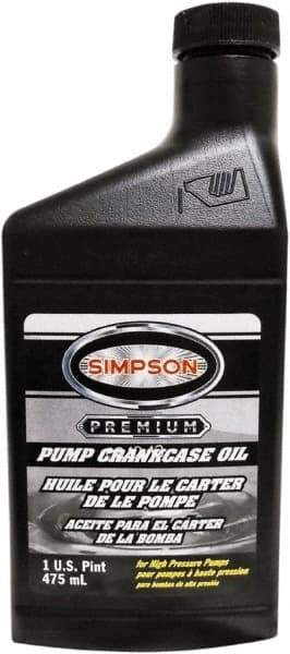 Simpson - Fixed Pressure Washer Pump Oil - 3-1/8" Long, Plastic, Female & Male - Apex Tool & Supply
