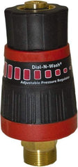 Simpson - 4,500 Max psi Adjustable Pressure Washer Cold Water Pressure Regulator - 6" Long, Plastic, Metric, Female & Male - Apex Tool & Supply