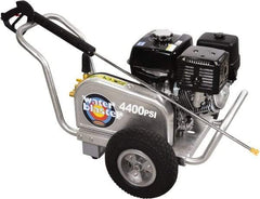Simpson - Gas, 13 hp, 4,400 psi, 4 GPM, Cold Water Pressure Washer - AAA Triplex, 50' x 3/8" Hose - Apex Tool & Supply