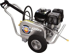 Simpson - Gas, 13 hp, 4,200 psi, 4 GPM, Cold Water Pressure Washer - CAT Triplex, 50' x 3/8" Hose - Apex Tool & Supply