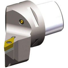 Kennametal - Left Hand Cut, Size PSC50, VB.. 1604 & VB.. 332 Insert Compatiblity, Internal Modular Turning & Profiling Cutting Unit Head - 35mm Ctr to Cutting Edge, 60mm Head Length, Through Coolant, Series PSC - Apex Tool & Supply