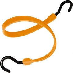 The Better Bungee - Heavy Duty Bungee Strap with Overmolded Nylon Hook End - 36" OAL, Orange - Apex Tool & Supply