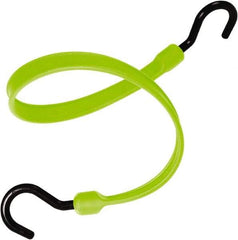 The Better Bungee - Heavy Duty Bungee Strap with Overmolded Nylon Hook End - 36" OAL, Safety Green - Apex Tool & Supply