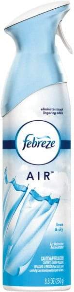 Febreze - 8.8 oz Aerosol Can Air Freshener - Liquid, Linen & Sky Scent - Apex Tool & Supply