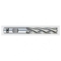 1/2'' Dia. - 3-1/4'' OAL - Bright M-42 Cobalt- Roughing SE EM - 4 FL - Apex Tool & Supply
