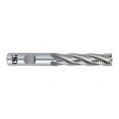 1-1/2" Dia. - 6-1/2" OAL - Bright HSS Co- Roughing SE EM - 6 FL - Apex Tool & Supply