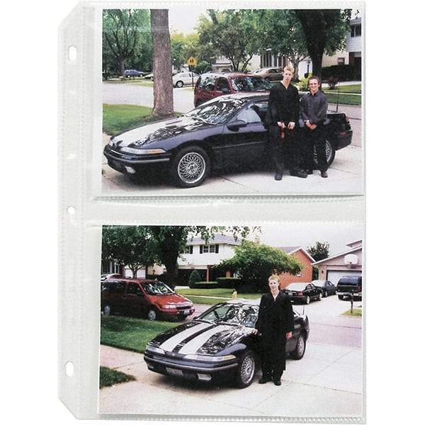 C-LINE - 50 Piece Clear Photo Albums Accessories-Pages - 11-1/4" High x 8.13" Wide - Apex Tool & Supply