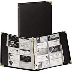 Samsill - Ebony Business Card/ID Protectors - 11.13" High x 10-1/4" Wide - Apex Tool & Supply