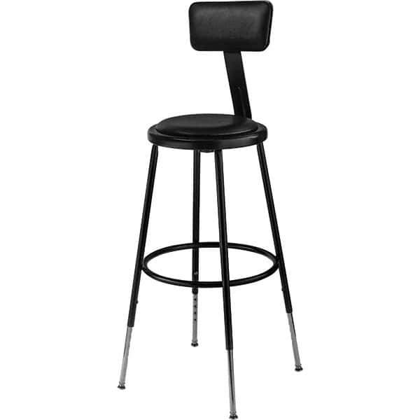 NPS - Swivel & Adjustable Stools Type: Adjustable Height Stool Base Type: Steel - Apex Tool & Supply
