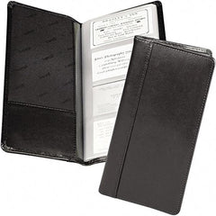 Samsill - Black Business Card/ID Protectors - 10" High x 4-3/4" Wide - Apex Tool & Supply