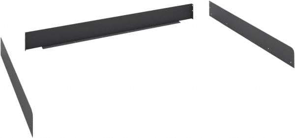 Tennsco - Steel Workbench & Workstation Side and Back Rail Kit - 36" Deep, Use with Tennsco Workbench - Apex Tool & Supply