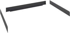 Tennsco - Steel Workbench & Workstation Side and Back Rail Kit - 36" Deep, Use with Tennsco Workbench - Apex Tool & Supply