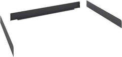 Tennsco - Steel Workbench & Workstation Side and Back Rail Kit - 30" Deep, Use with Tennsco Workbench - Apex Tool & Supply