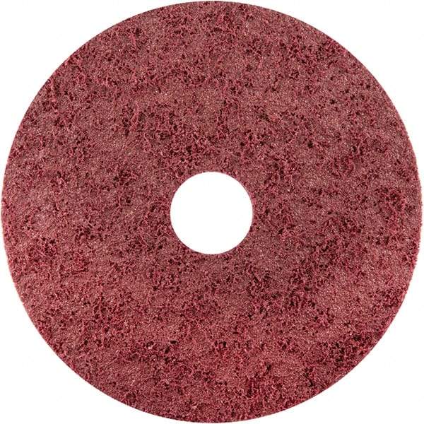 Norton - 7" Diam, Aluminum Oxide Hook & Loop Disc - Medium Grade, Nonwoven, - Apex Tool & Supply