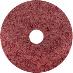 Norton - 7" Diam, Aluminum Oxide Hook & Loop Disc - Medium Grade, Nonwoven, - Apex Tool & Supply