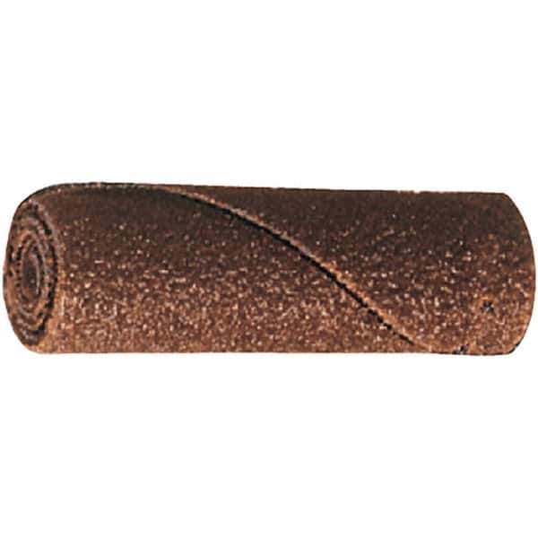 PFERD - 1" Max Roll Diam x 2" OAL, 120 Grit Aluminum Oxide Straight Cartridge Roll - 1/4" Pilot Hole Diam, Cloth Backing, 9,000 Max RPM - Apex Tool & Supply