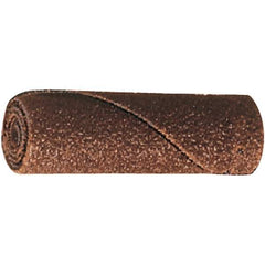 PFERD - 1" Max Roll Diam x 2" OAL, 120 Grit Aluminum Oxide Straight Cartridge Roll - 1/4" Pilot Hole Diam, Cloth Backing, 9,000 Max RPM - Apex Tool & Supply