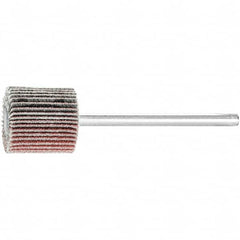 PFERD - 5/8" Diam x 5/8" Face Width, Aluminum Oxide Coated Mounted Flap Wheel - Apex Tool & Supply
