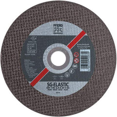 PFERD - 7" Aluminum Oxide Cutoff Wheel - 1/8" Thick, 7/8" Arbor, Use with Angle Grinders - Apex Tool & Supply