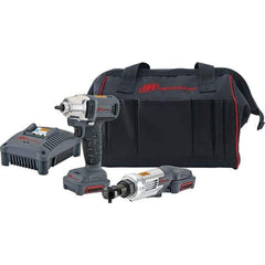 Ingersoll-Rand - 12 Volt Cordless Tool Combination Kit - Includes 1/4" Impact Driver, Lithium-Ion Battery Included - Apex Tool & Supply