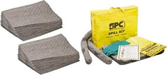 Brady SPC Sorbents - 44 Gal Capacity per Package, Universal Pad - 19" Long x 15" Wide, Polypropylene - Apex Tool & Supply