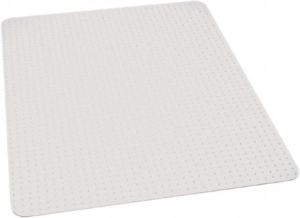 Ability One - 60" Long x 60" Wide, Chair Mat - Rectangular, Beveled Edge Style - Apex Tool & Supply