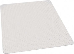Ability One - 60" Long x 60" Wide, Chair Mat - Rectangular, Beveled Edge Style - Apex Tool & Supply